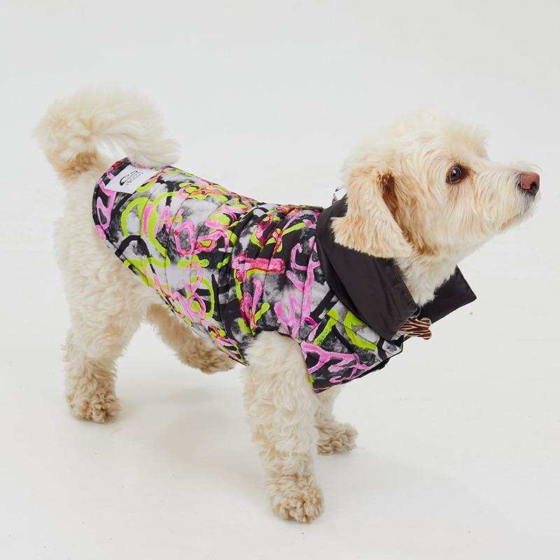 Godoist Puffer Series Graffiti Köpek Montu