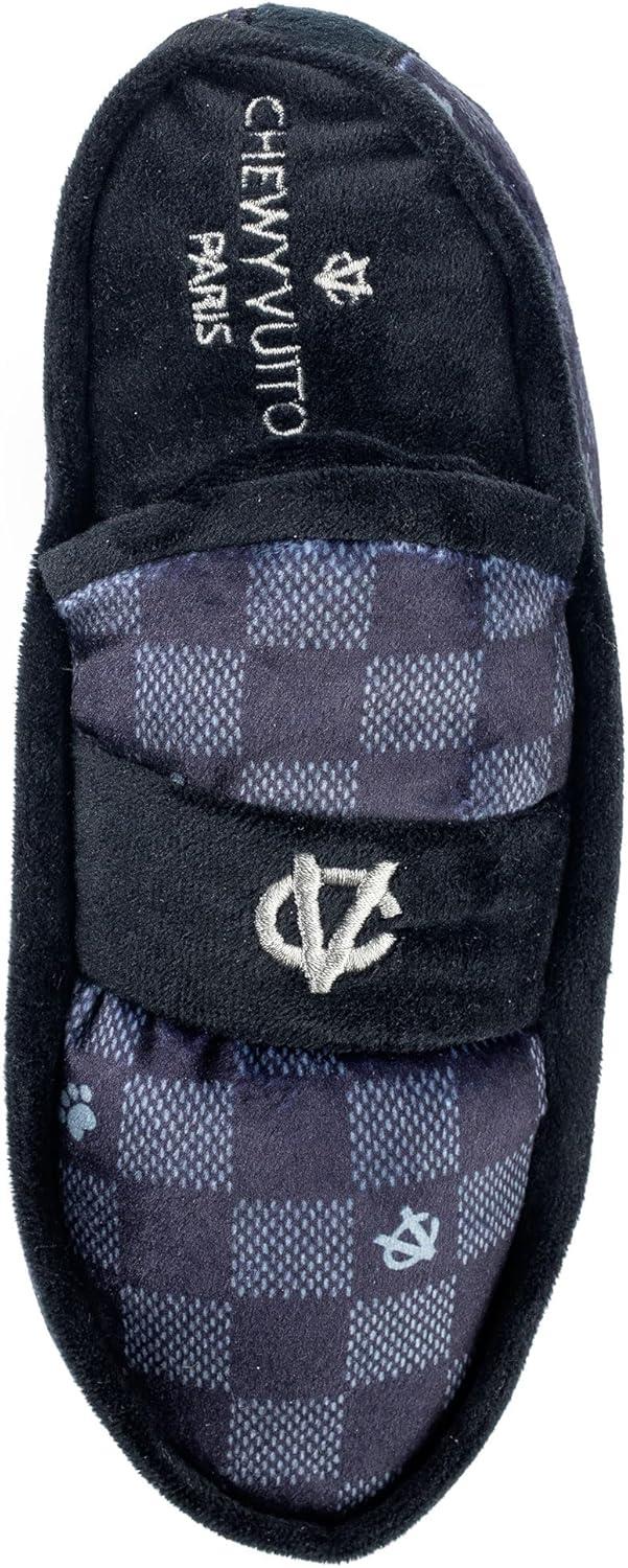 Haute Diggity Dog Black Checker Chewy Vuiton Loafer Köpek Oyuncağı