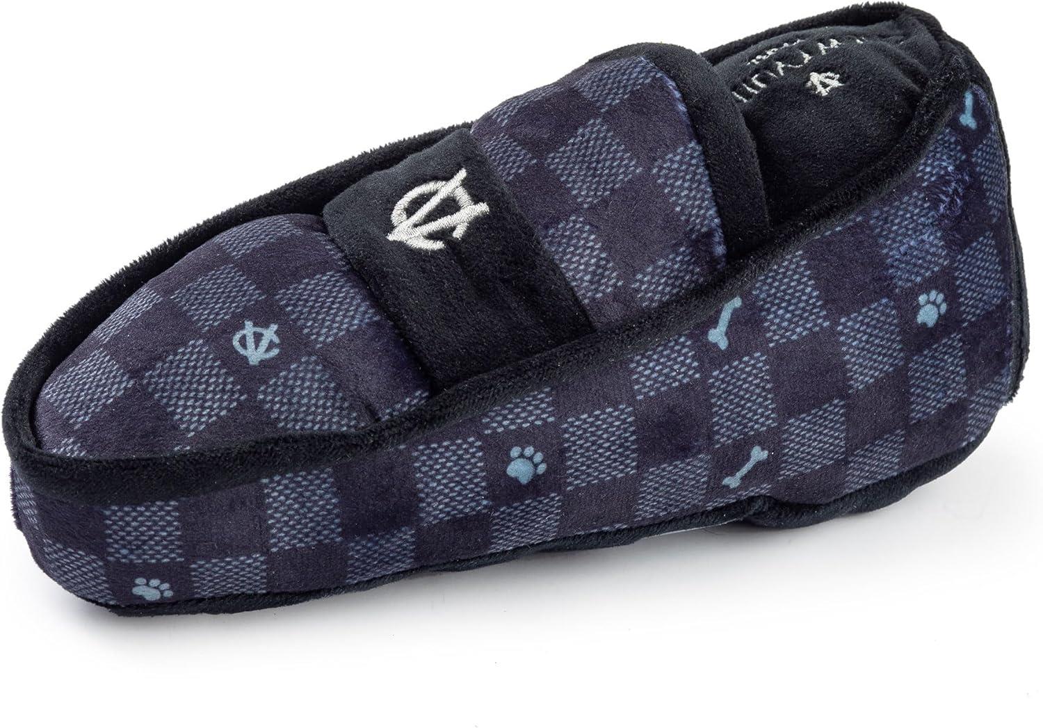 Haute Diggity Dog Black Checker Chewy Vuiton Loafer Köpek Oyuncağı