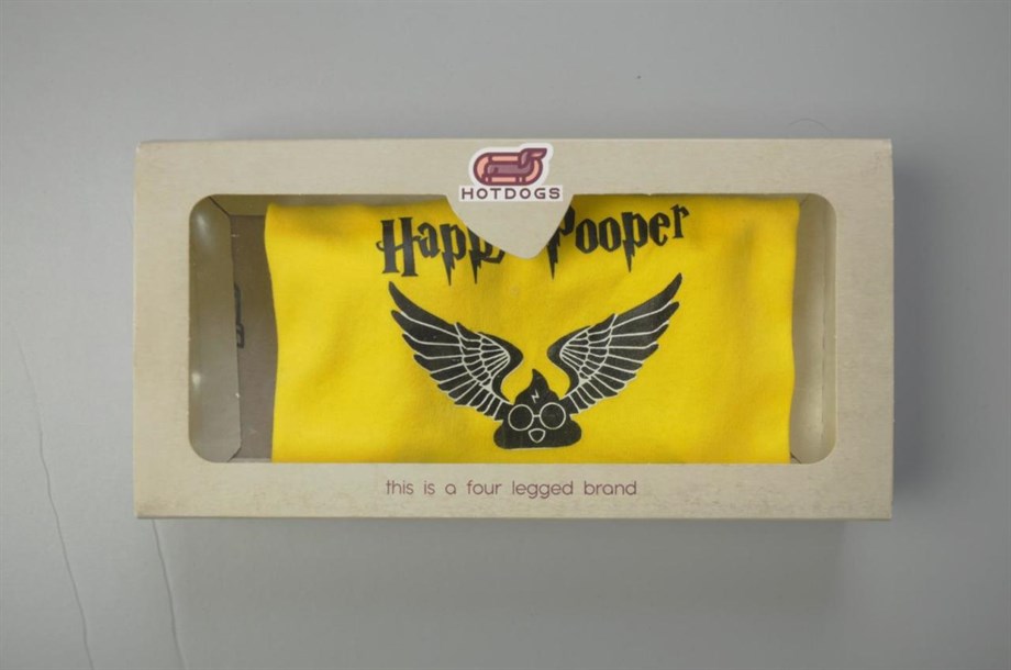 Hotdogs Happy Pooper Köpek T-Shirt