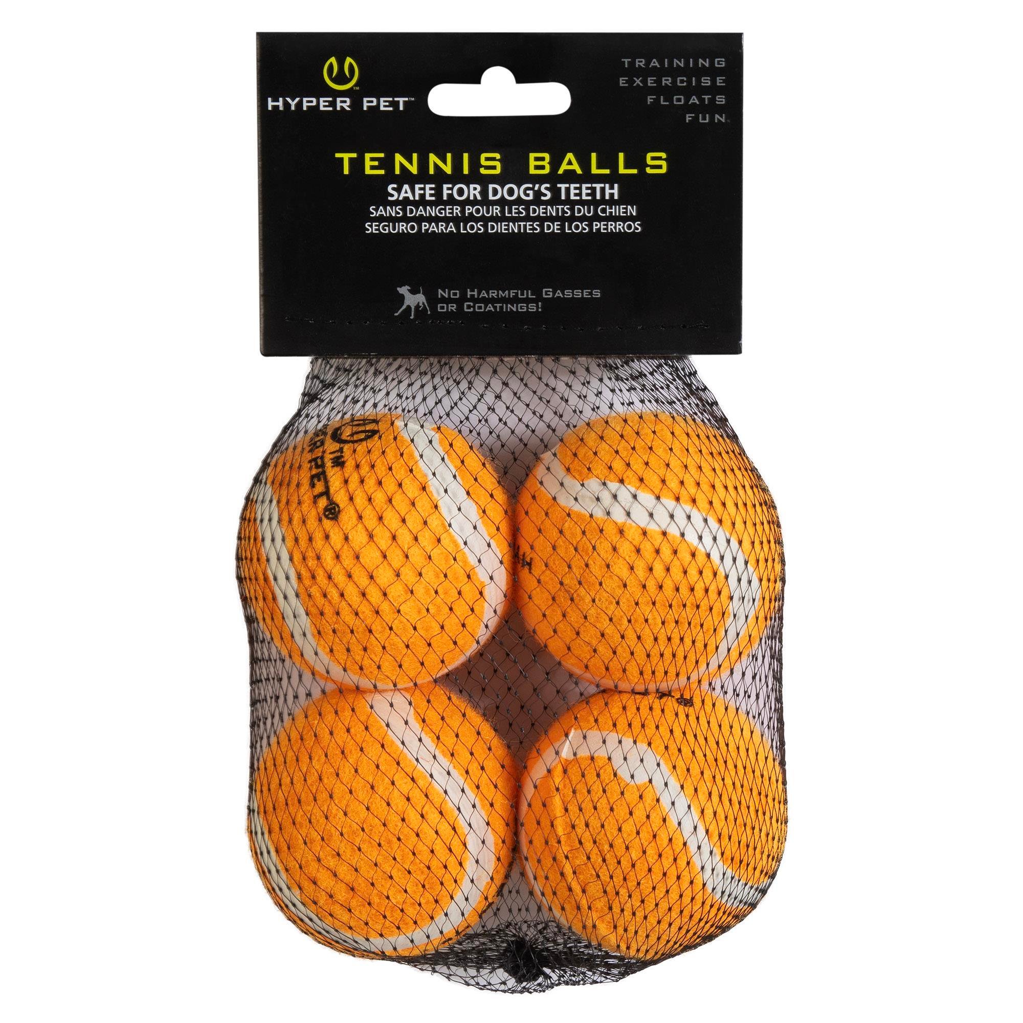Hyper Pet 4'lü Turuncu Tenis Topu (Orta Boy)