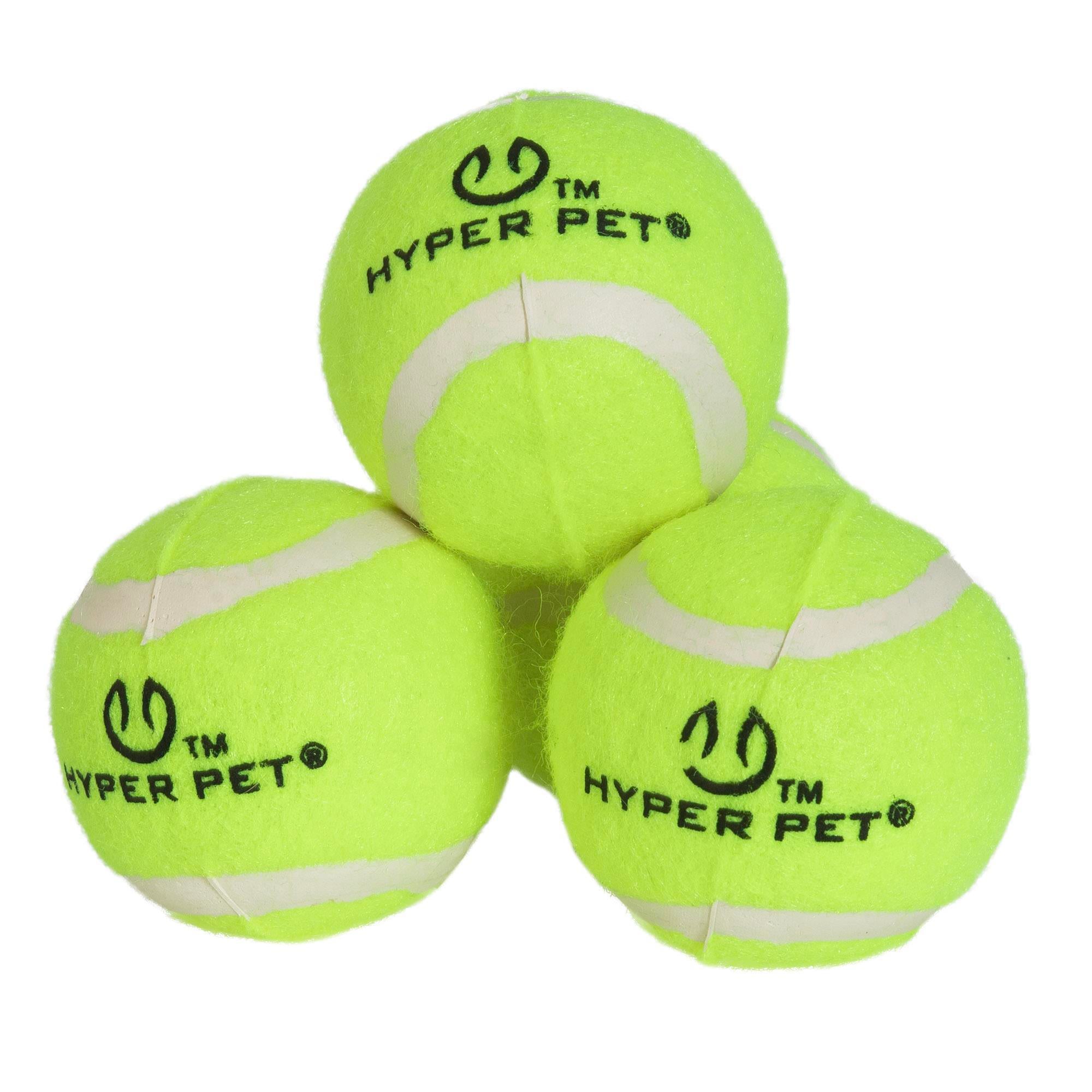 Hyper Pet Tenis Köpek Oyun Topu Yeşil 4'lü Paket (Orta Boy)