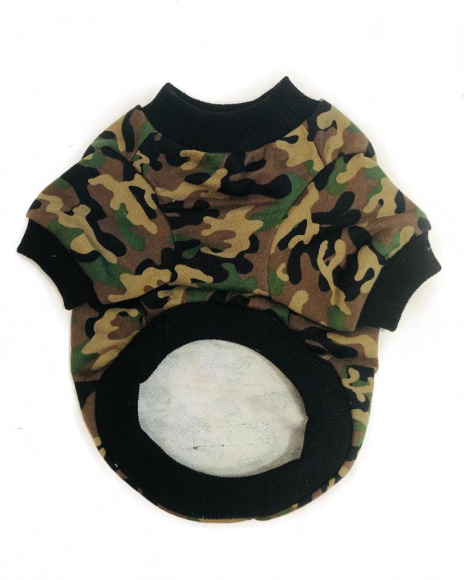 Lolidogs Kamuflaj Köpek Sweatshirtü