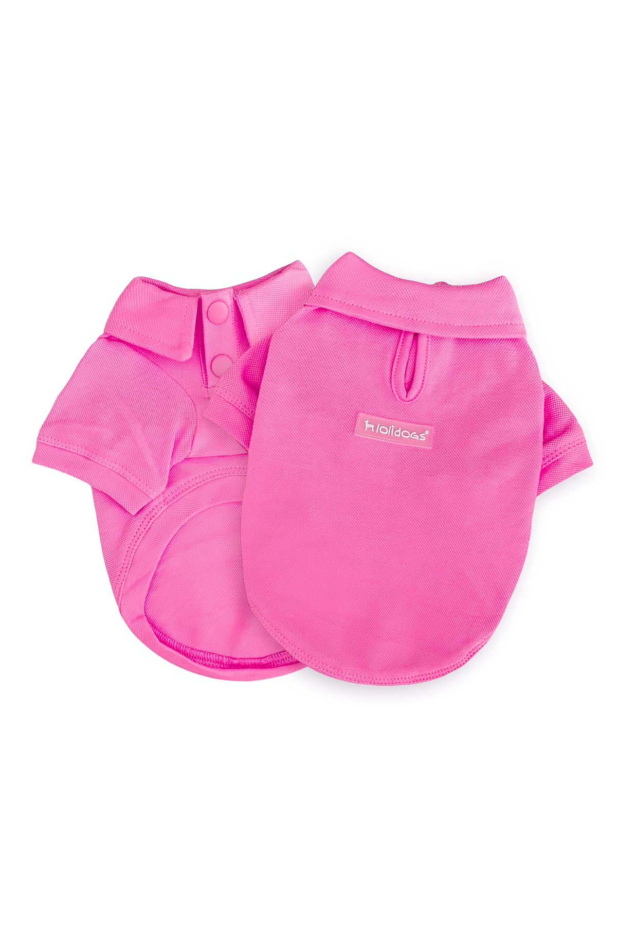 Lolidogs Polo Yaka Köpek Tshirtü Şeker Pembe