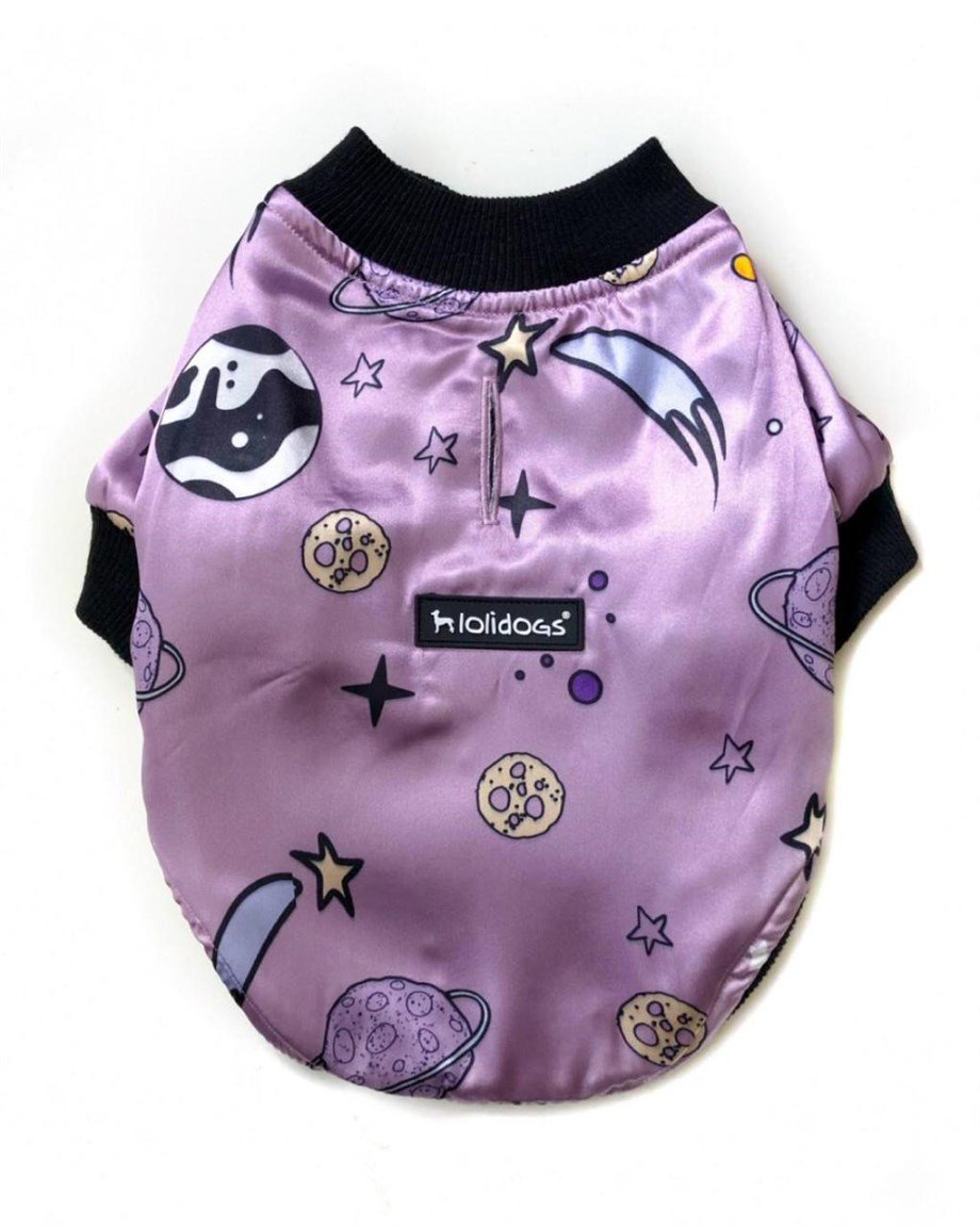 Lolidogs Space Köpek Ceketi Saten - Limited Edition