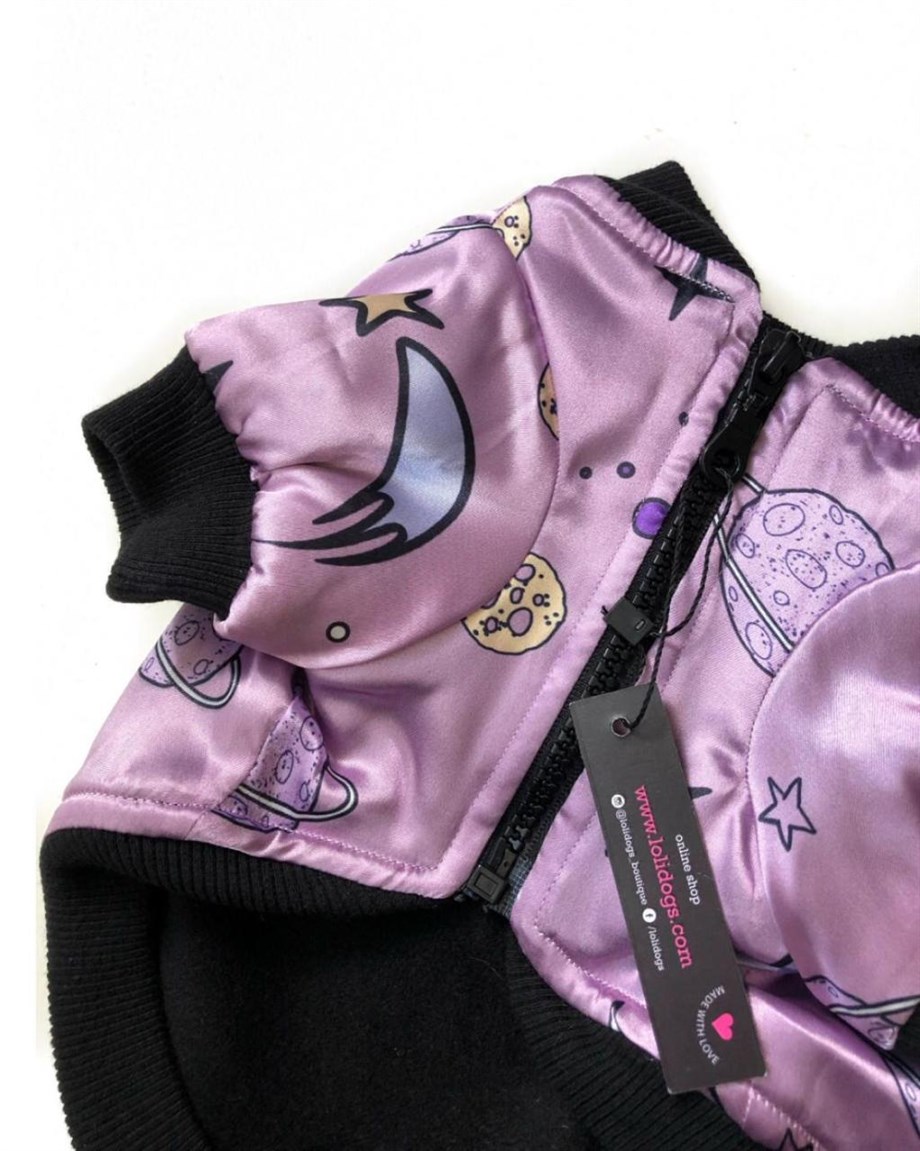 Lolidogs Space Köpek Ceketi Saten - Limited Edition