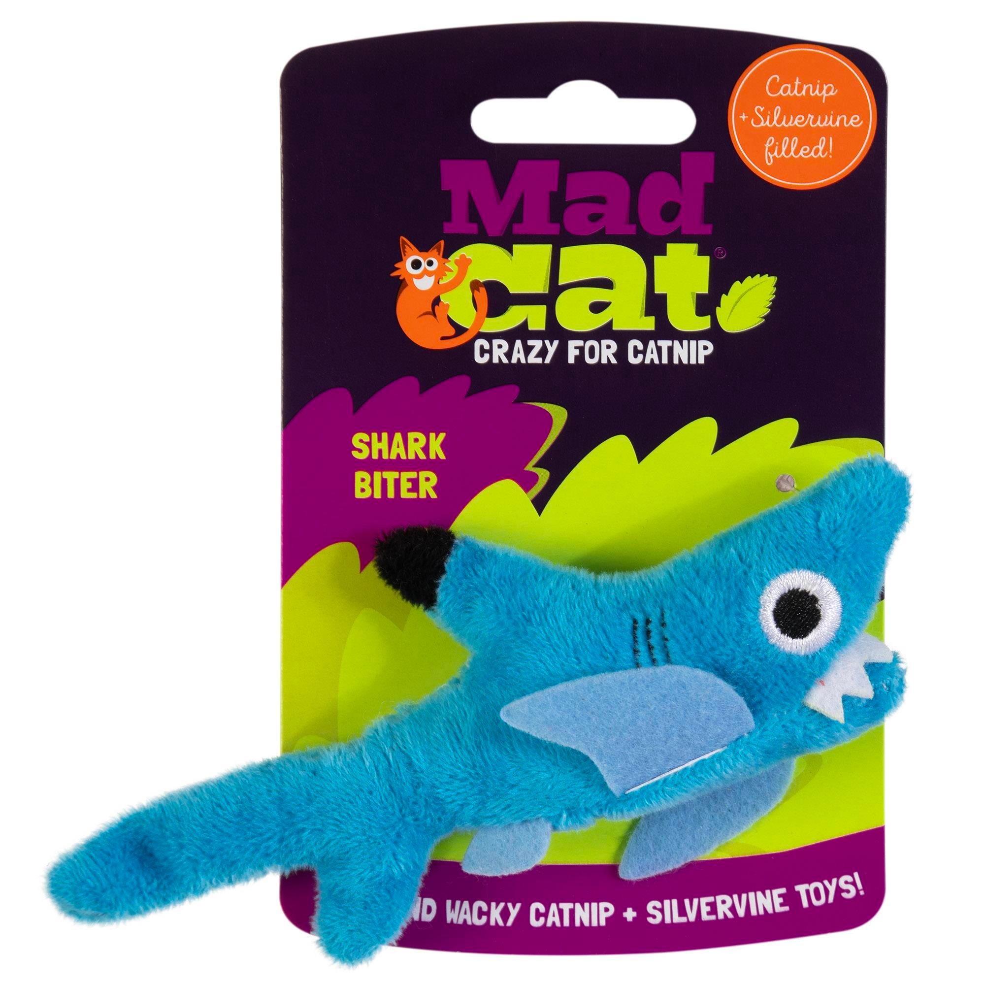 Mad Cat Shark Biter Kedi Otlu ve Matatabili Kedi Oyuncağı