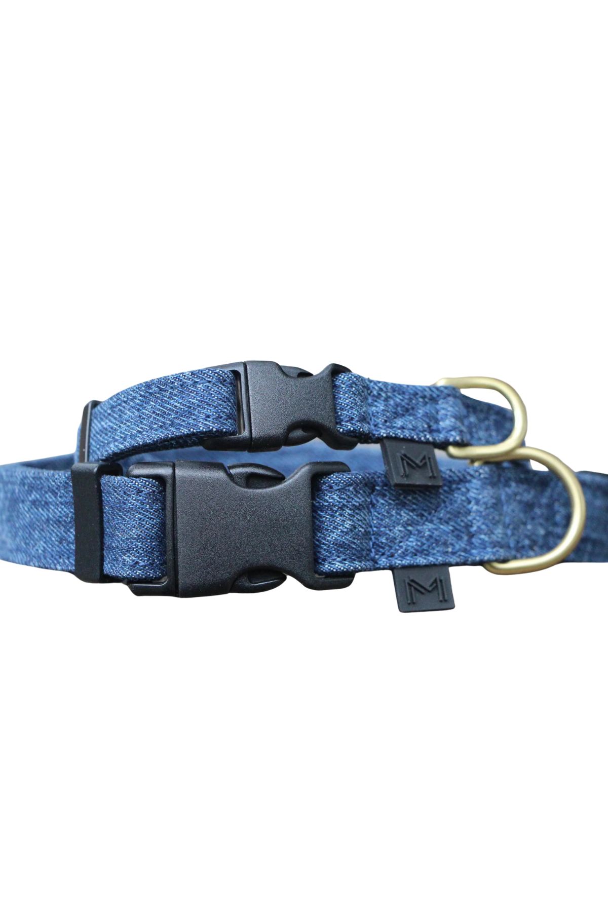 Mars and Mocha Ayarlanabilir Kot Köpek Boyun Tasması - Koyu Mavi - S