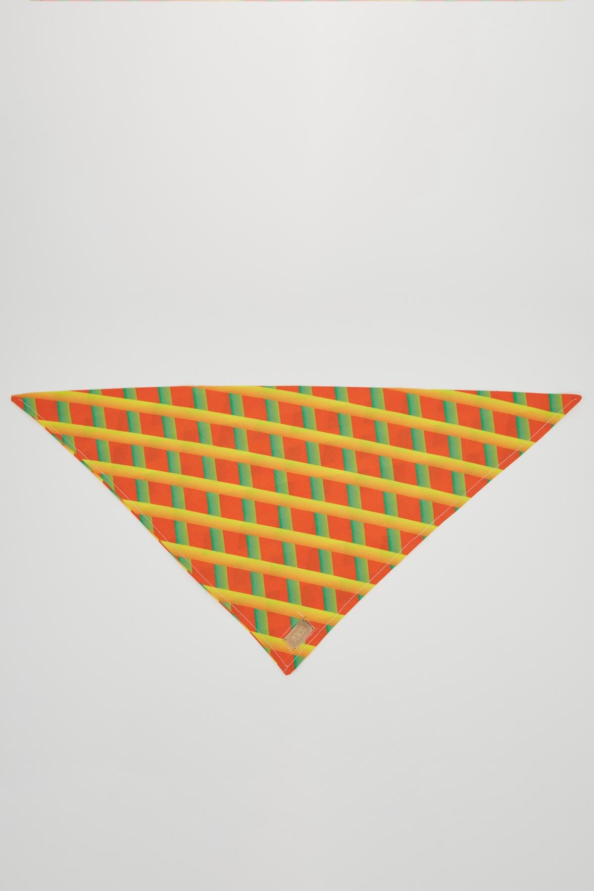 Monido Geometrik Desenli Köpek Bandana