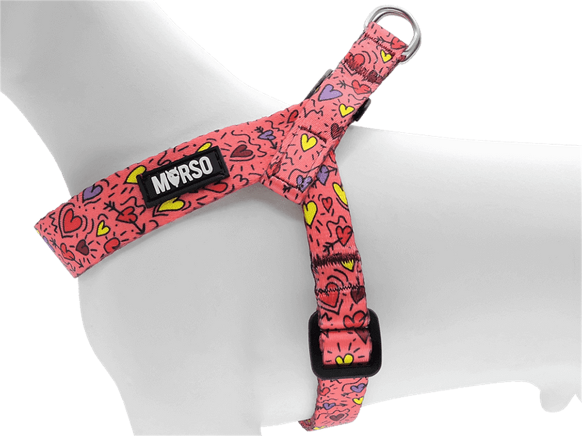 Morso Pink Think Ayarlanabilir Mini Göğüs Tasması