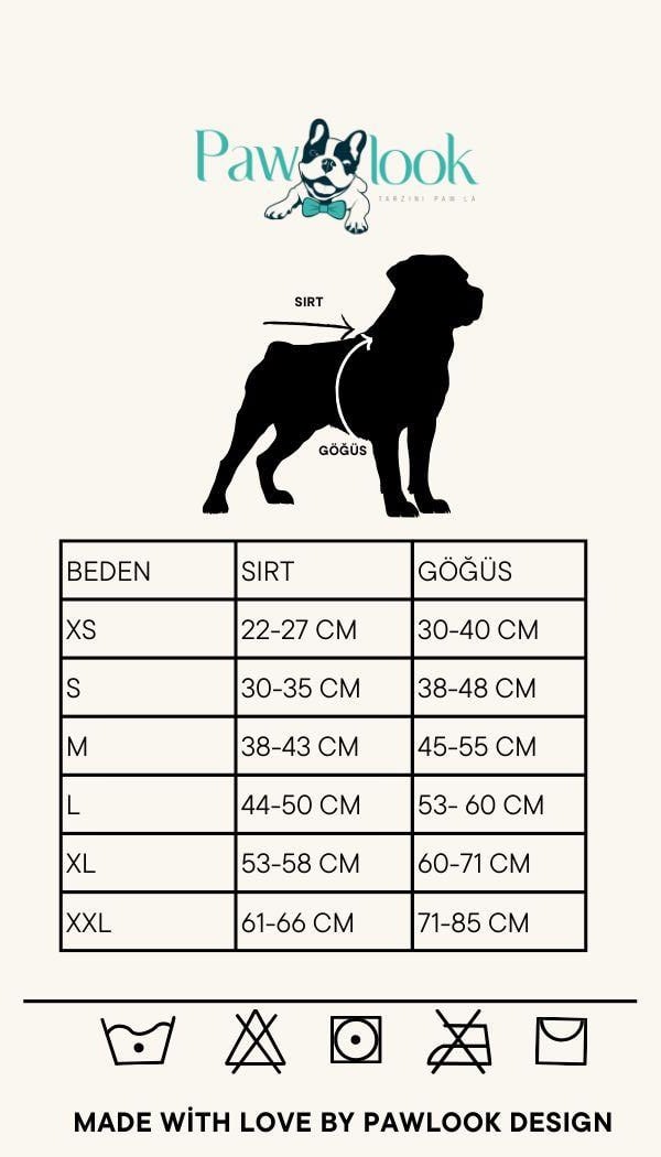 Pawlook Göğüs Tasmalı Köpek Montu Siyah