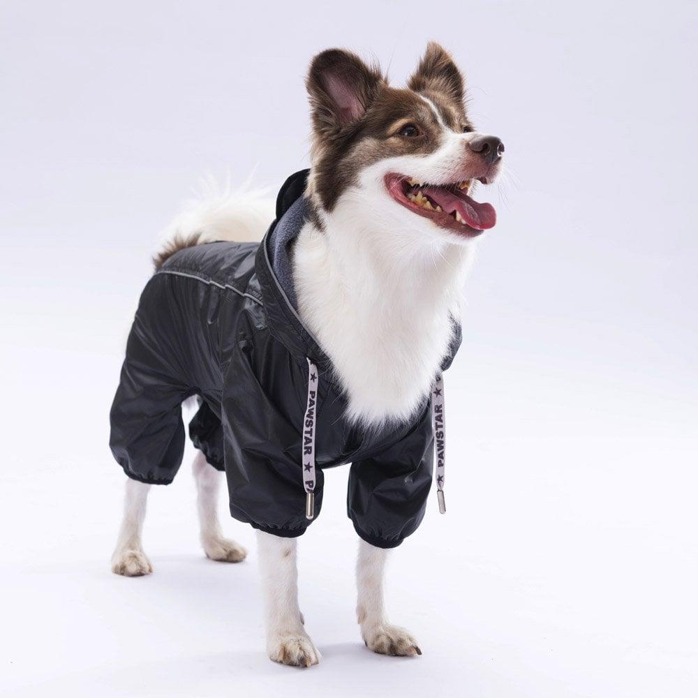 PawStar  Siyah Muson Tulum Yağmurluk Küçük ve Orta Irk