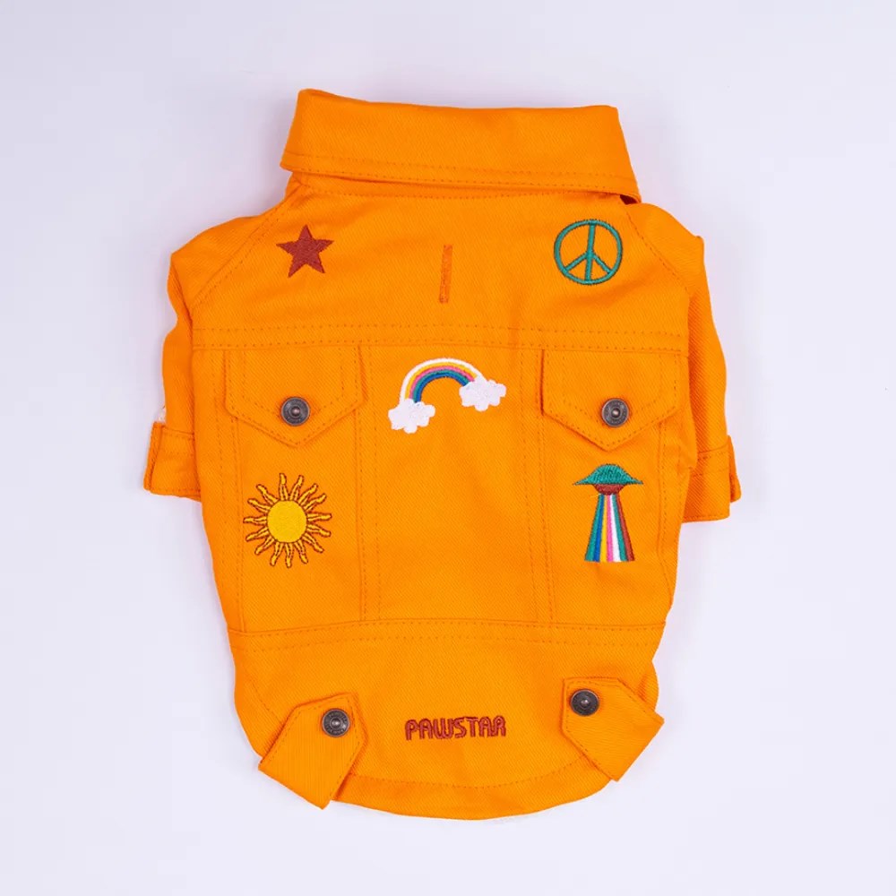 PawStar 25211-Turuncu Cancun Pop Ceket