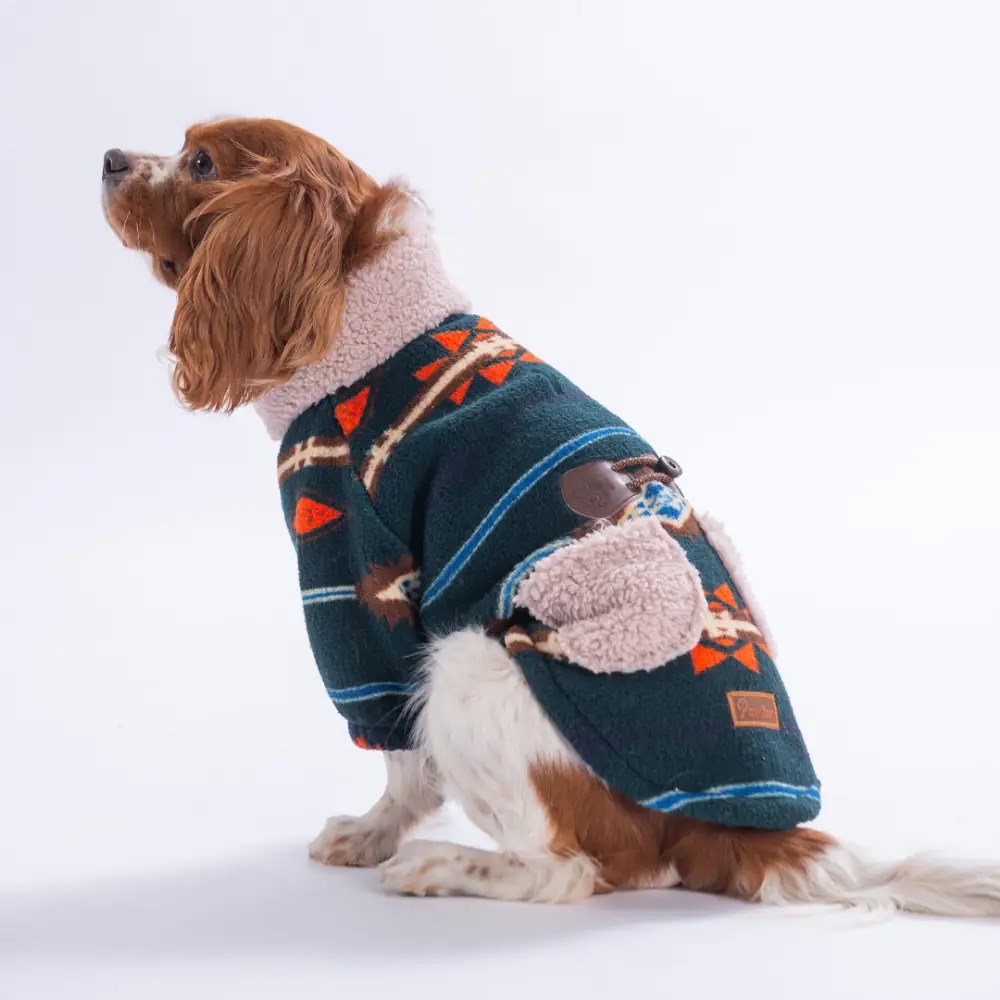 PawStar 25220-Lacivert Chicago Ethnic Weave Ceket