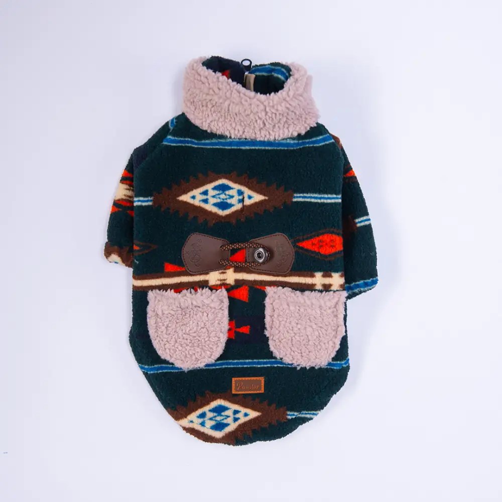PawStar 25220-Lacivert Chicago Ethnic Weave Ceket