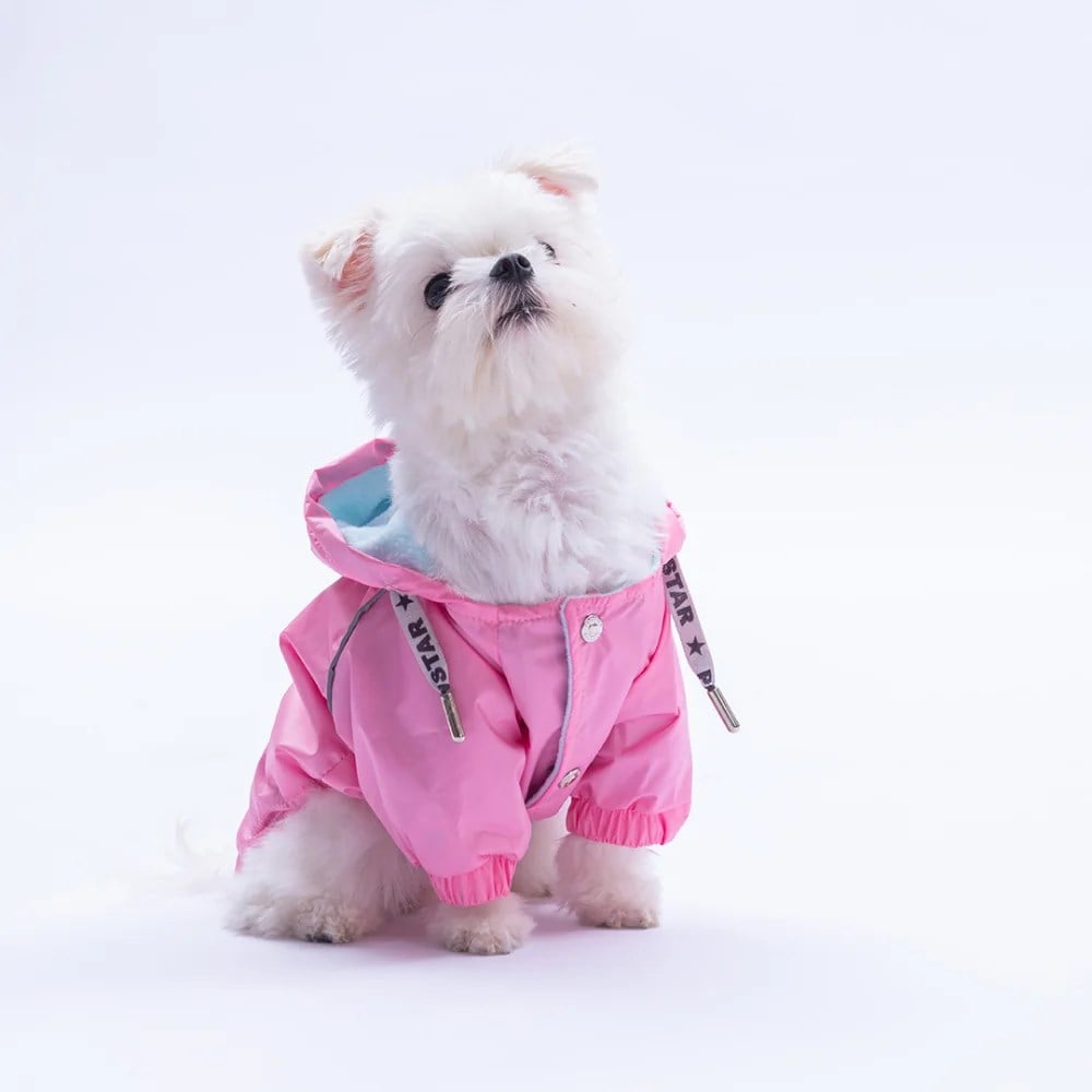 PawStar 25500 Pembe Pluvia Yağmurluk Küçük ve Orta Irk