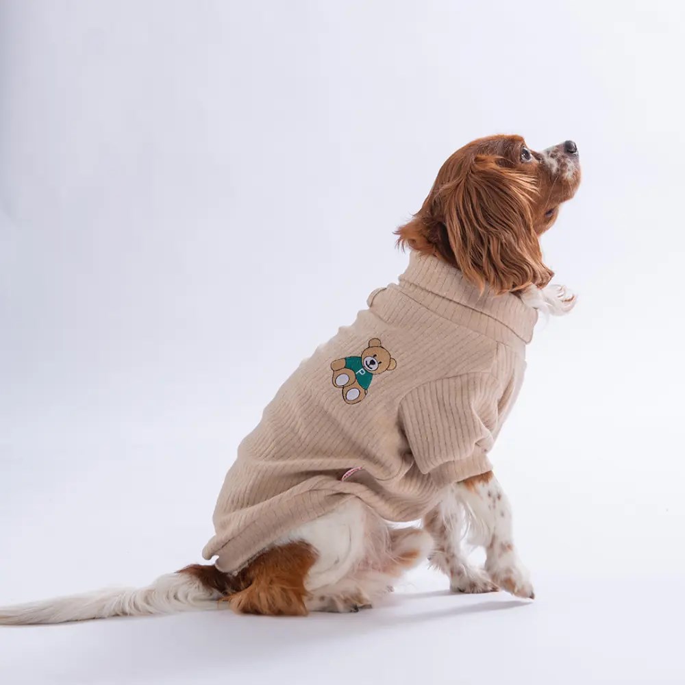 PawStar 26703-Bej Teddy Wood Sweat
