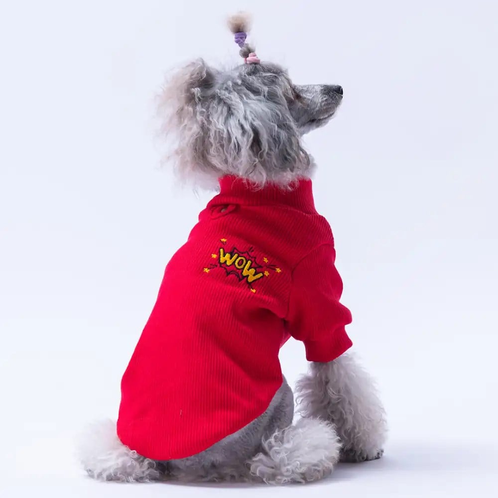 PawStar Kırmızı Wow Kaşkorse Sweat