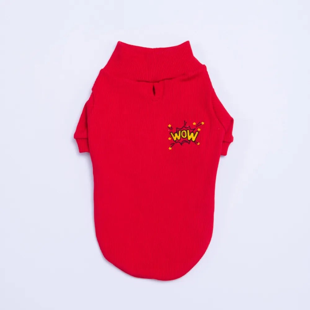 PawStar Kırmızı Wow Kaşkorse Sweat