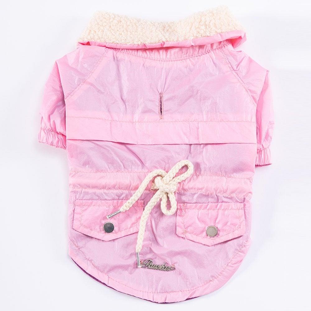 PawStar Pembe Brillante Yağmurluk Küçük ve Orta Irk