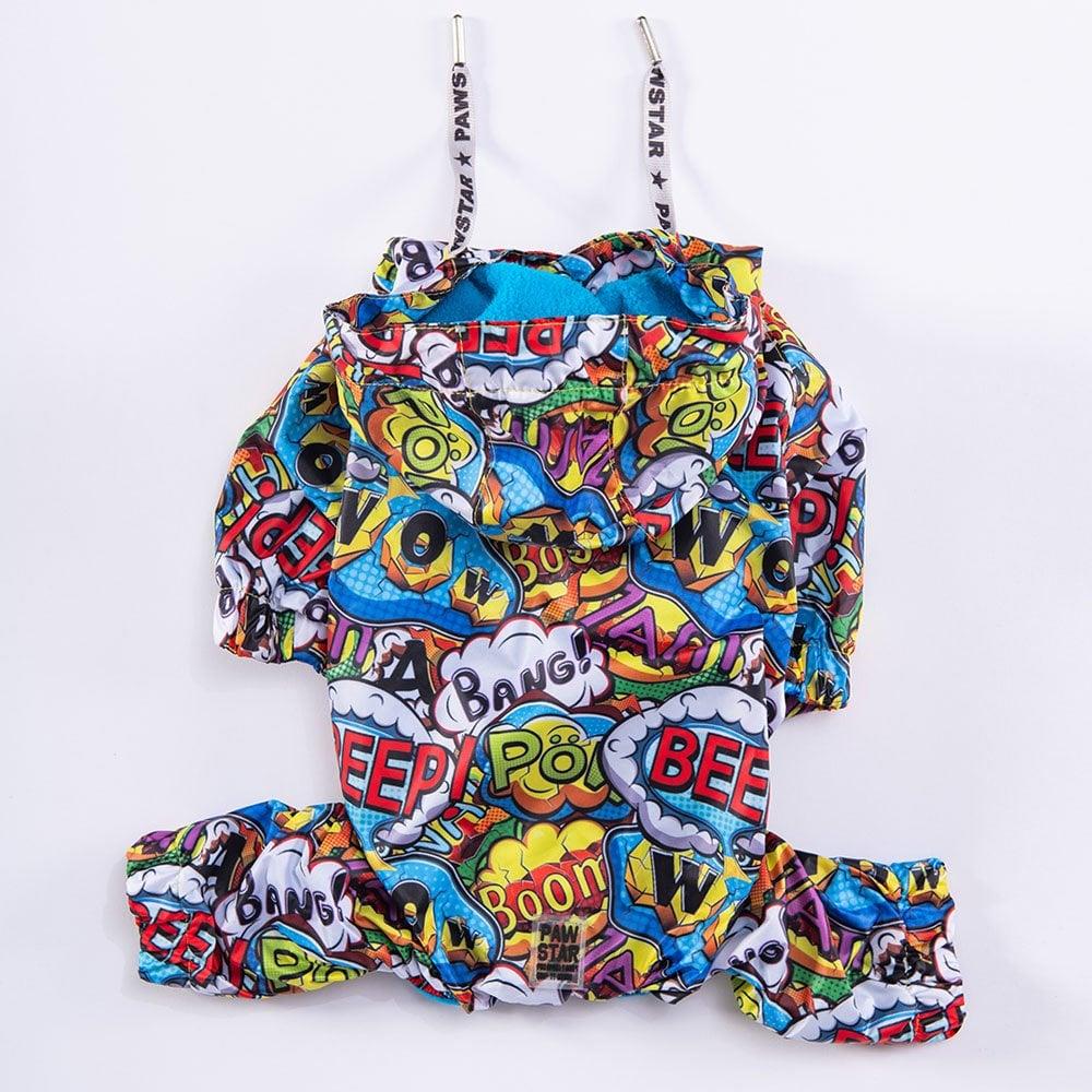 PawStar PopArt Büyük Irk Tulum Yağmurluk