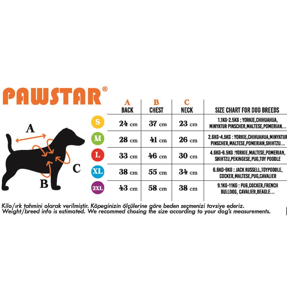 PawStar Siyah Railway Küçük ve Orta Irk Yelek