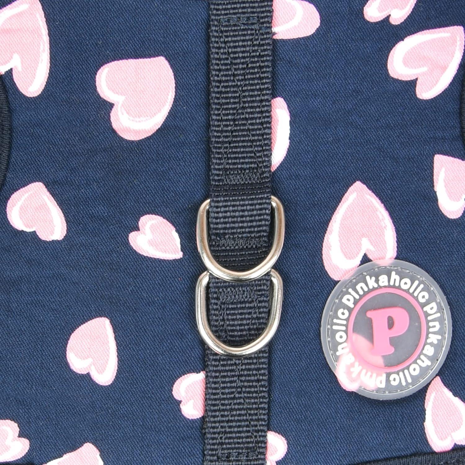 Pinkaholic New York Loveday Flirt Harness Navy Köpek Göğüs Tasması
