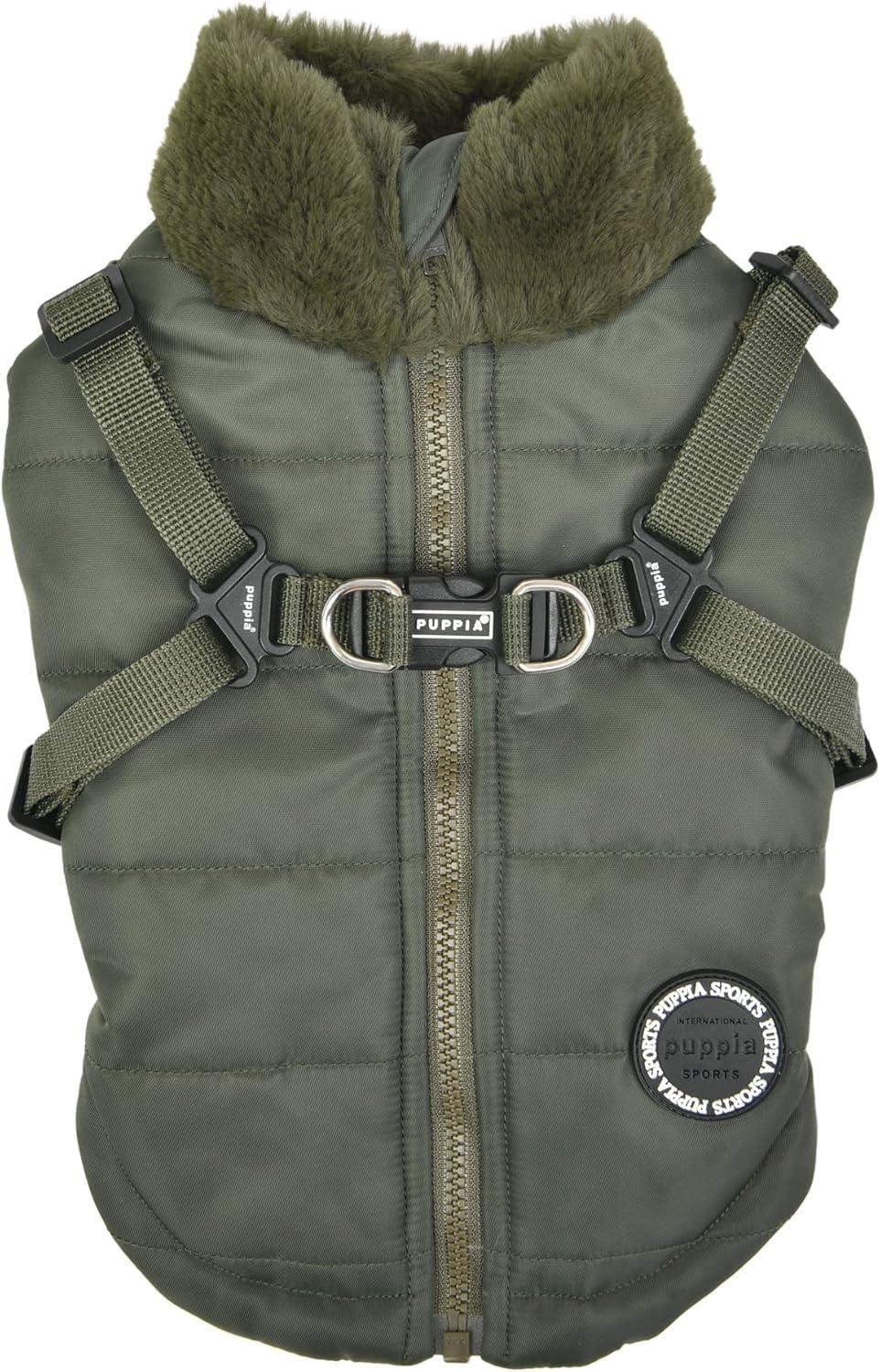 Puppia Donavan Kış Köpek Montu Haki