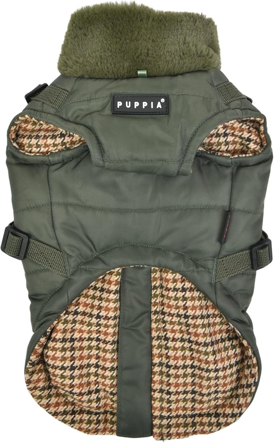 Puppia Donavan Kış Köpek Montu Haki