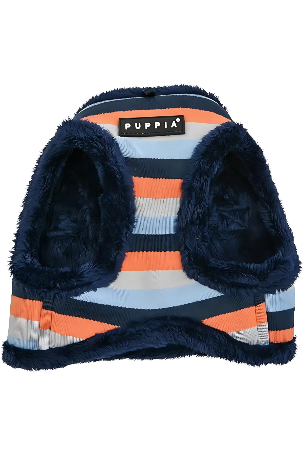Puppia Göğüs Tasması İçi Kürklü Navy - XL