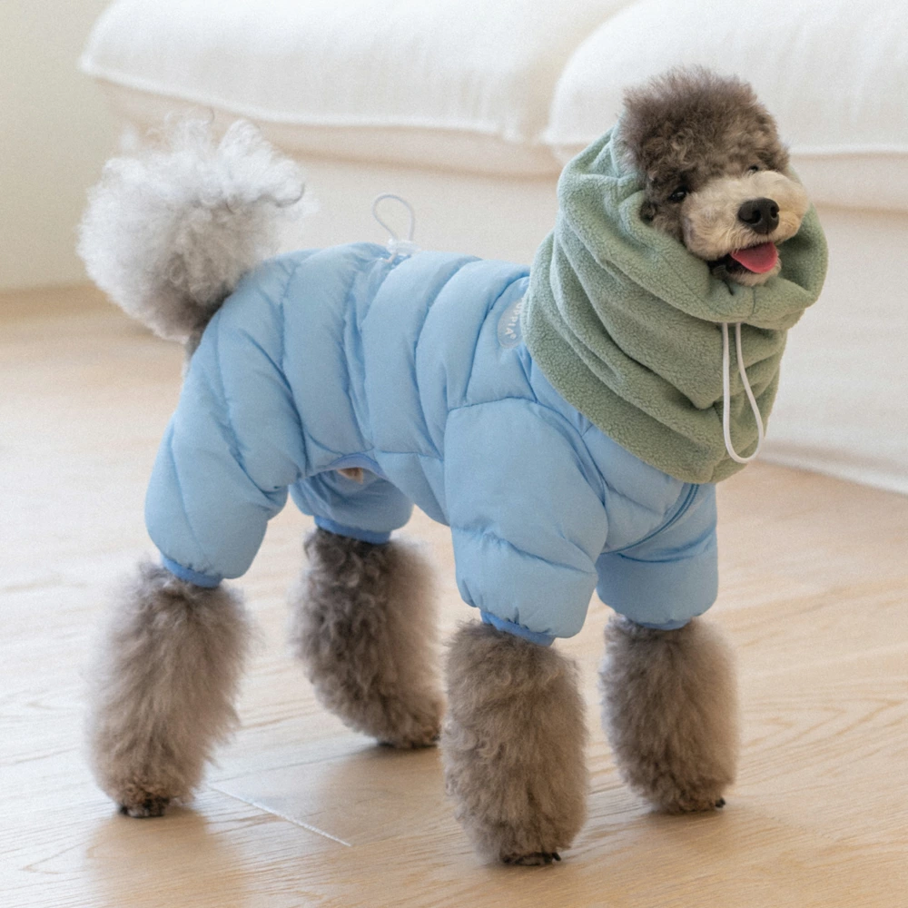 Puppia SNOOD PADDING JUMPSUIT Sky Blue Köpek Tulumu