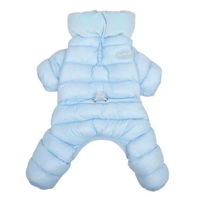 Puppia VELOUR SOFT ALLINONE JUMPER Sky Blue Köpek Tulumu