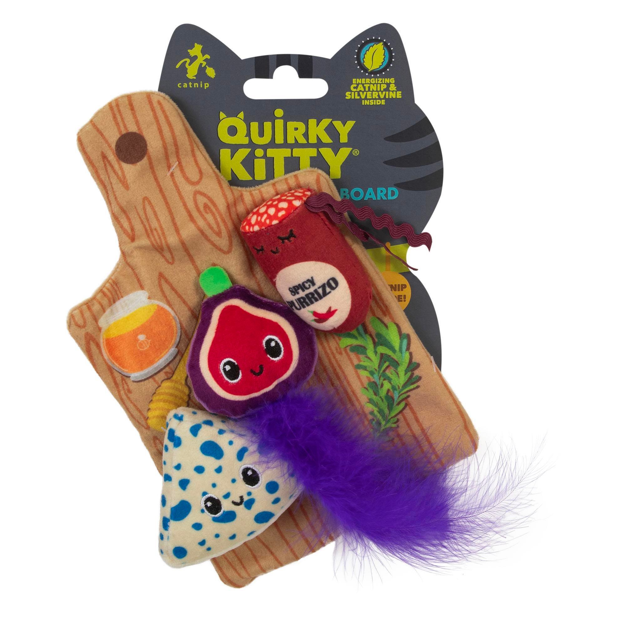 Quirky Kitty Charcuterie Board Kedi Oyun Matı