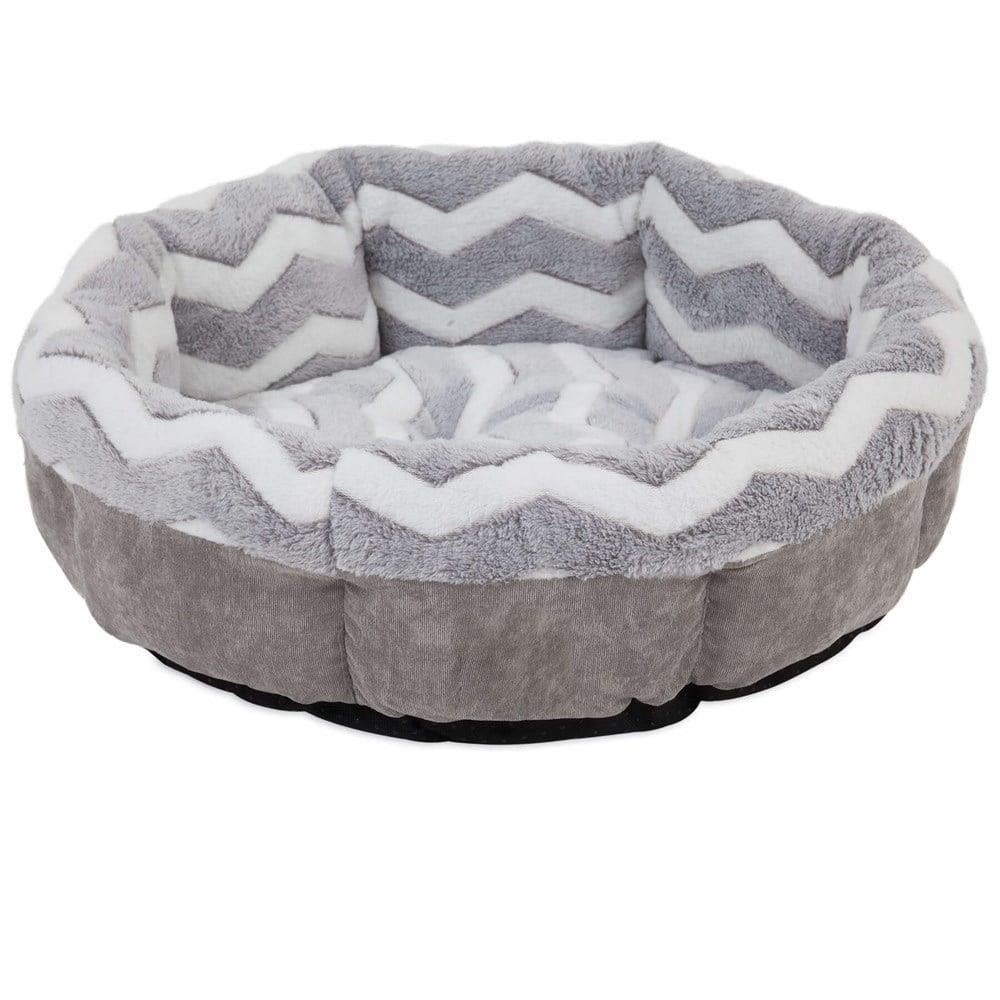 Snoozy Hip Zig Zag Yuvarlak Yatak (54 x 54cm)