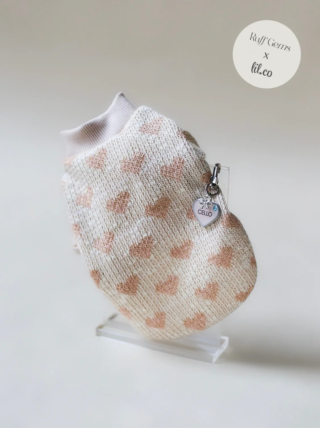 The Little Company Sweet Melody Köpek Kazağı Peach