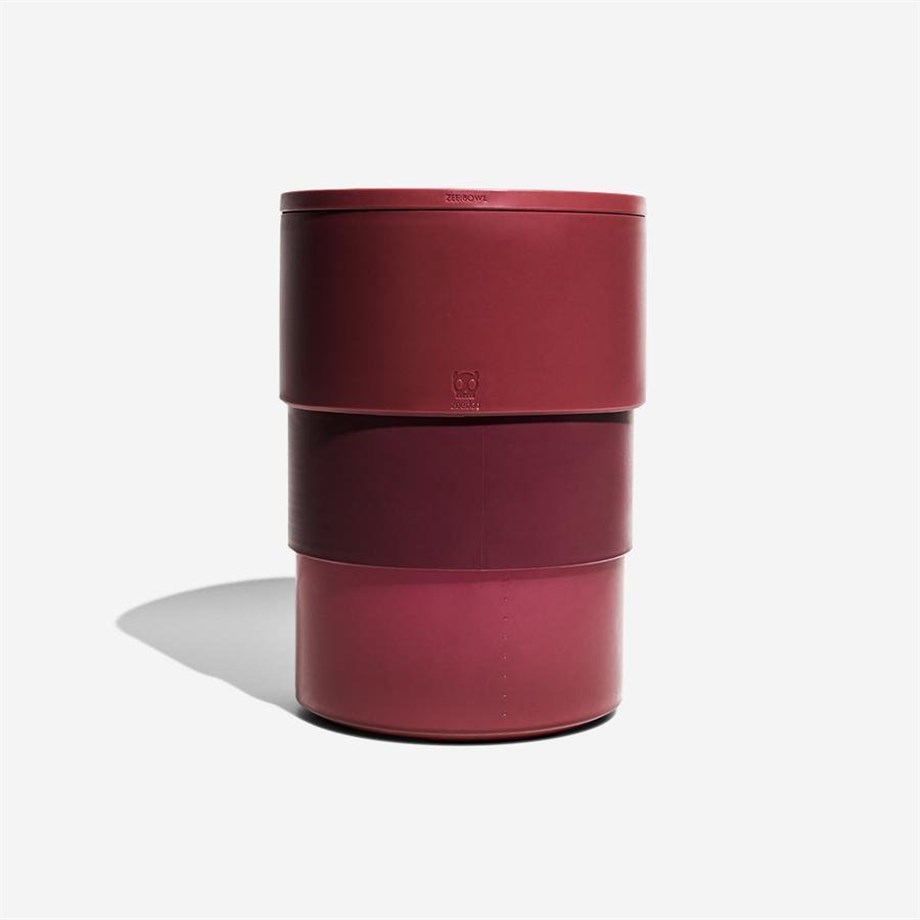 Zee.Dog Zee.Bowl Bordeau - Yüksekliği Ayarlanabilir Mama Kabı