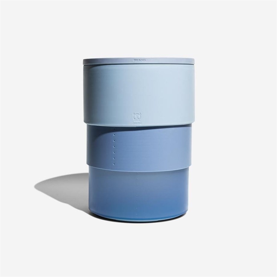Zee.Dog Zee.Bowl Soft Blue - Yüksekliği Ayarlanabilir Mama Kabı