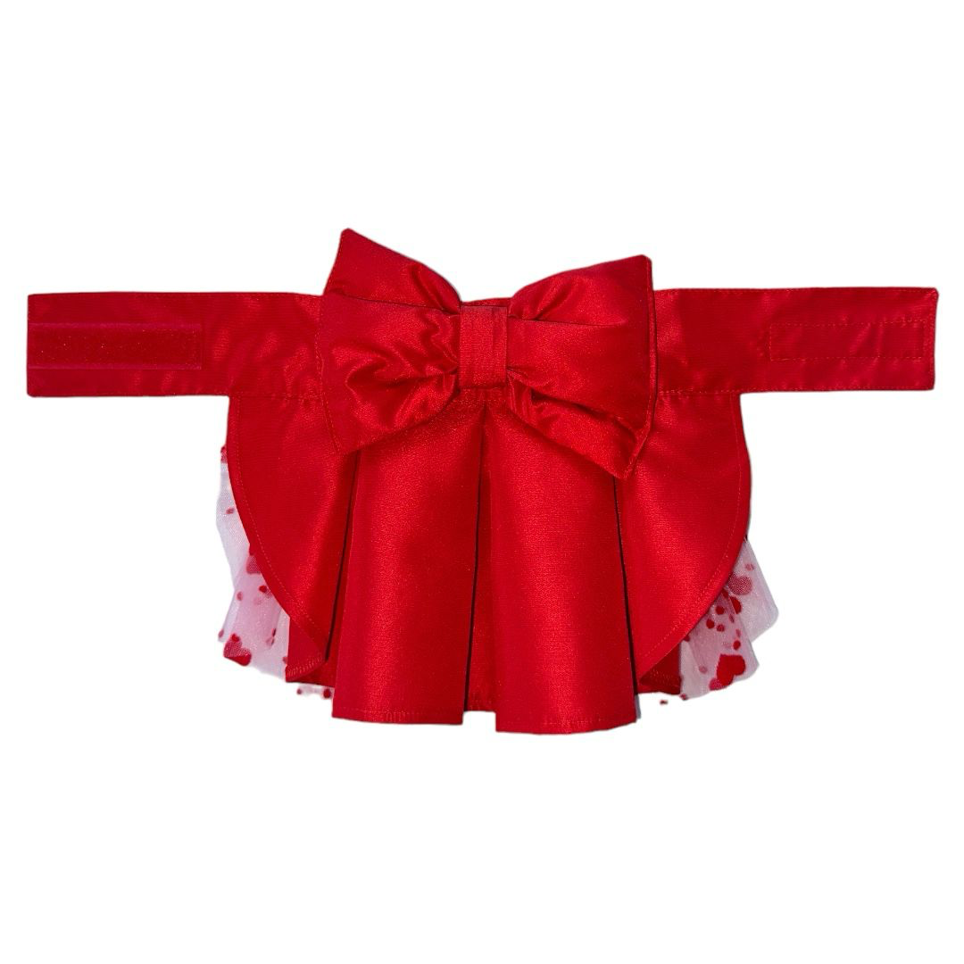 ZiggyDog Kırmızı Tüllü Köpek Eteği