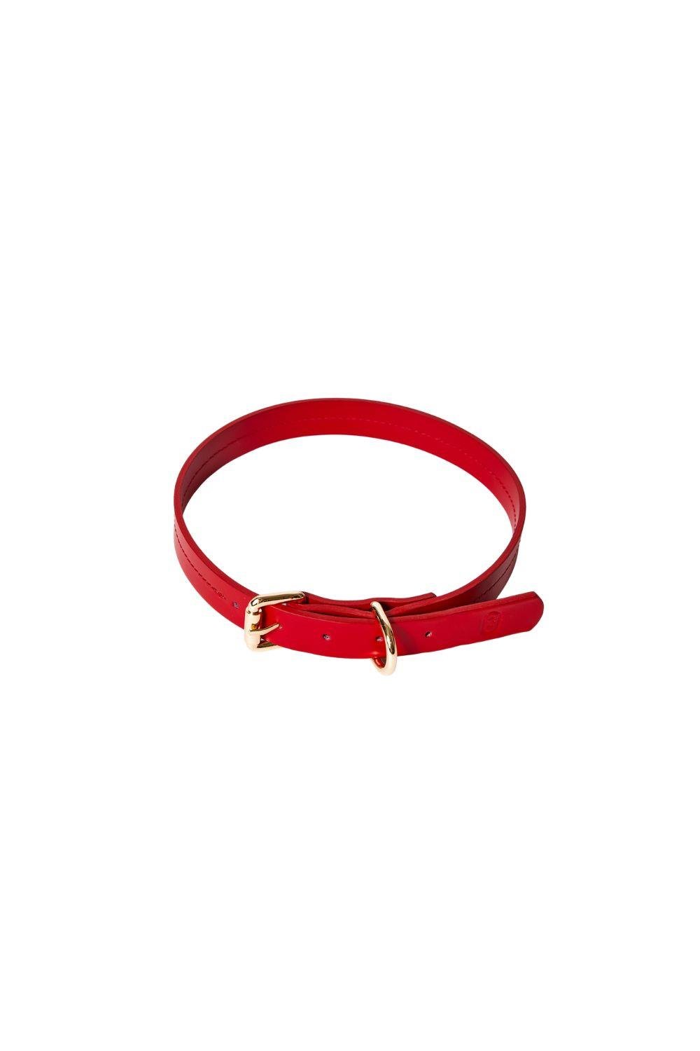 Zoe Pet Atelier Classic Boyun Tasması - Kırmızı