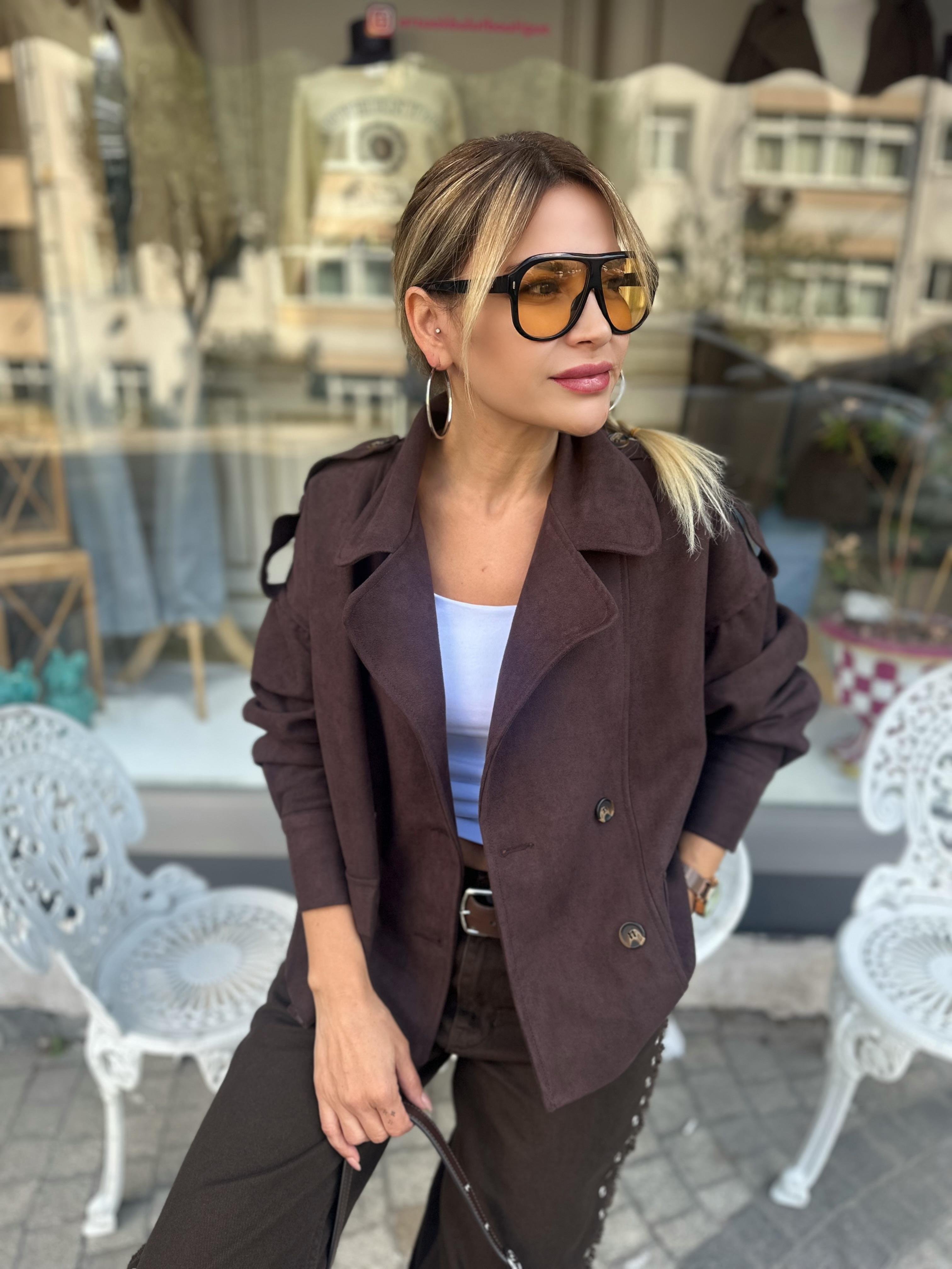 Acı Kahve Süet Ceket