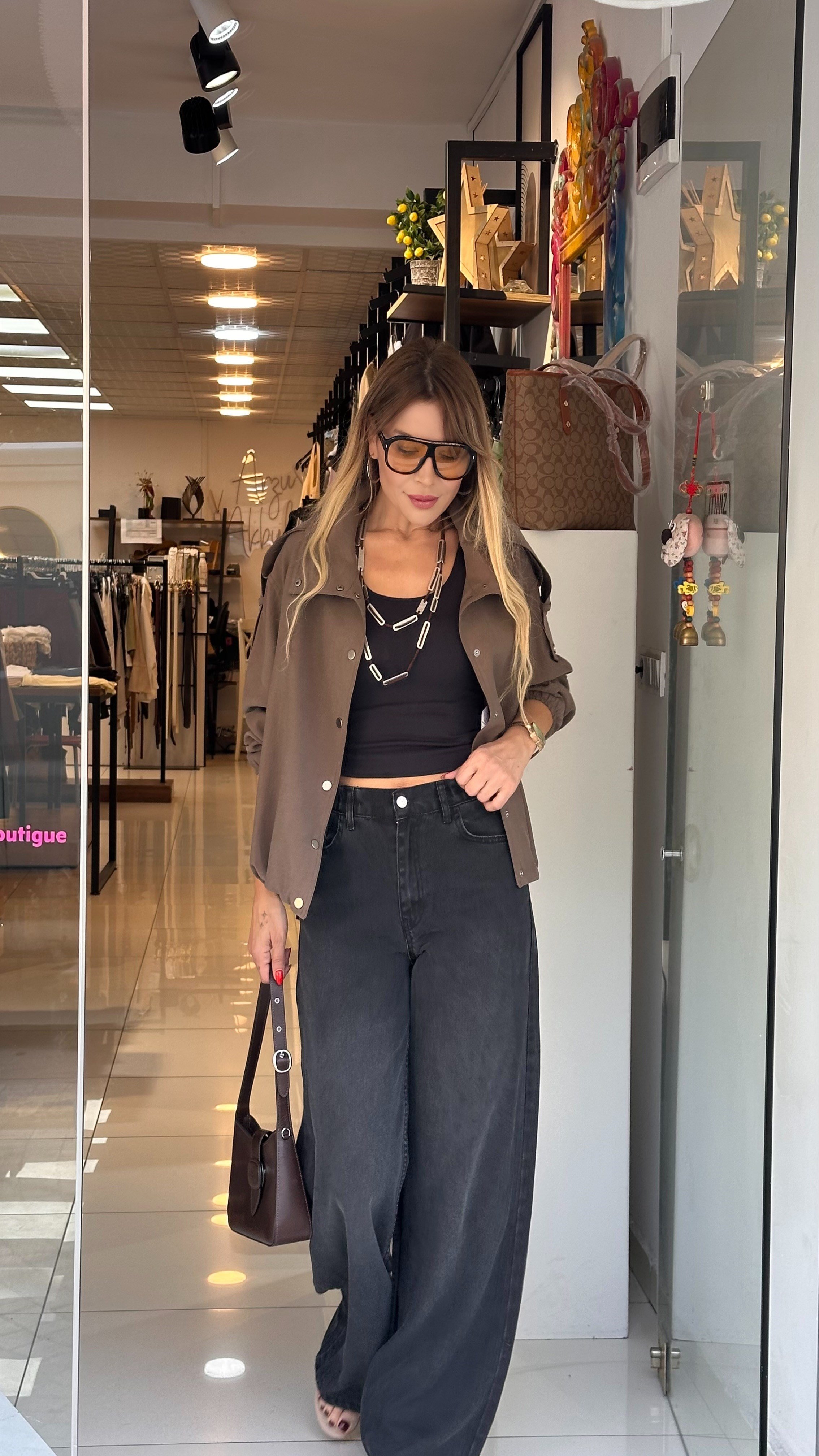 Antrasit Tensel Kumaş Jean 