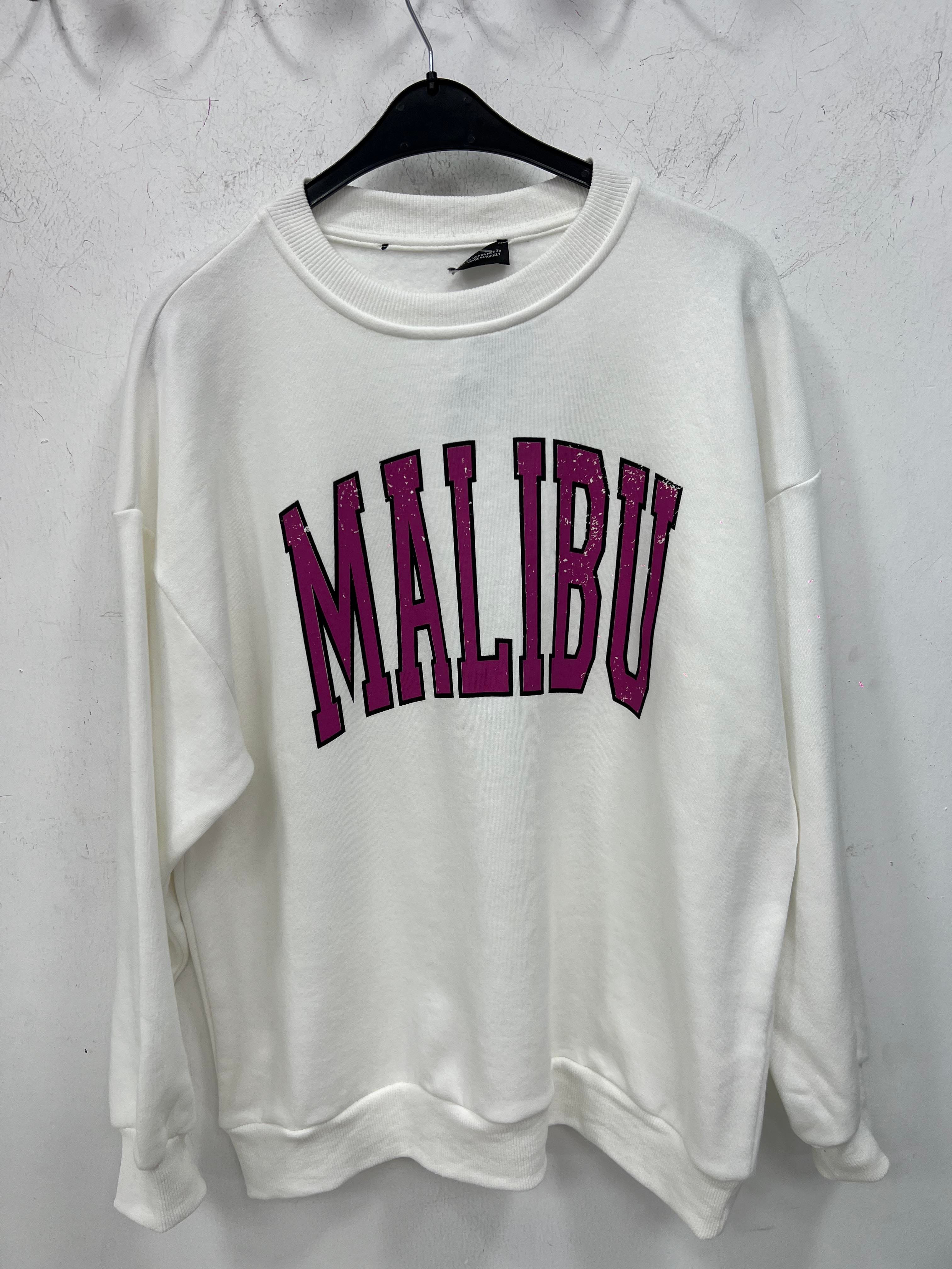 Beyaz Malibu Sweat 