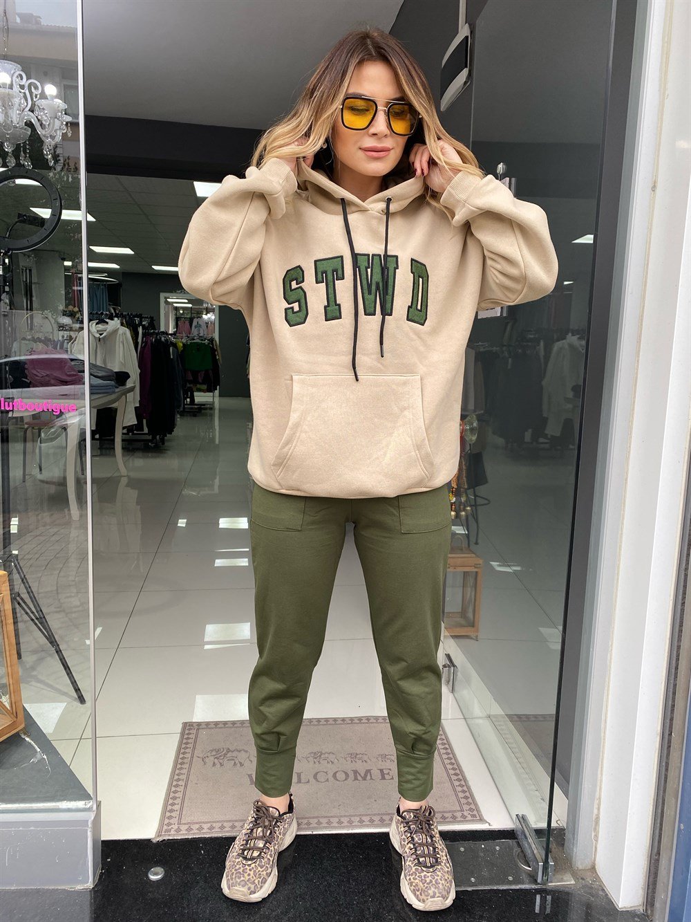 BRS Harf Nakışlı Sweat