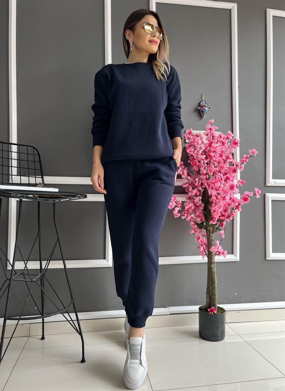 CR Lacivert Eşofman Takım