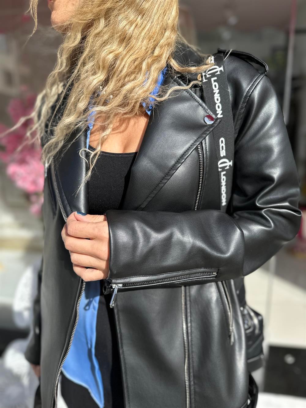 Deri Biker Ceket 