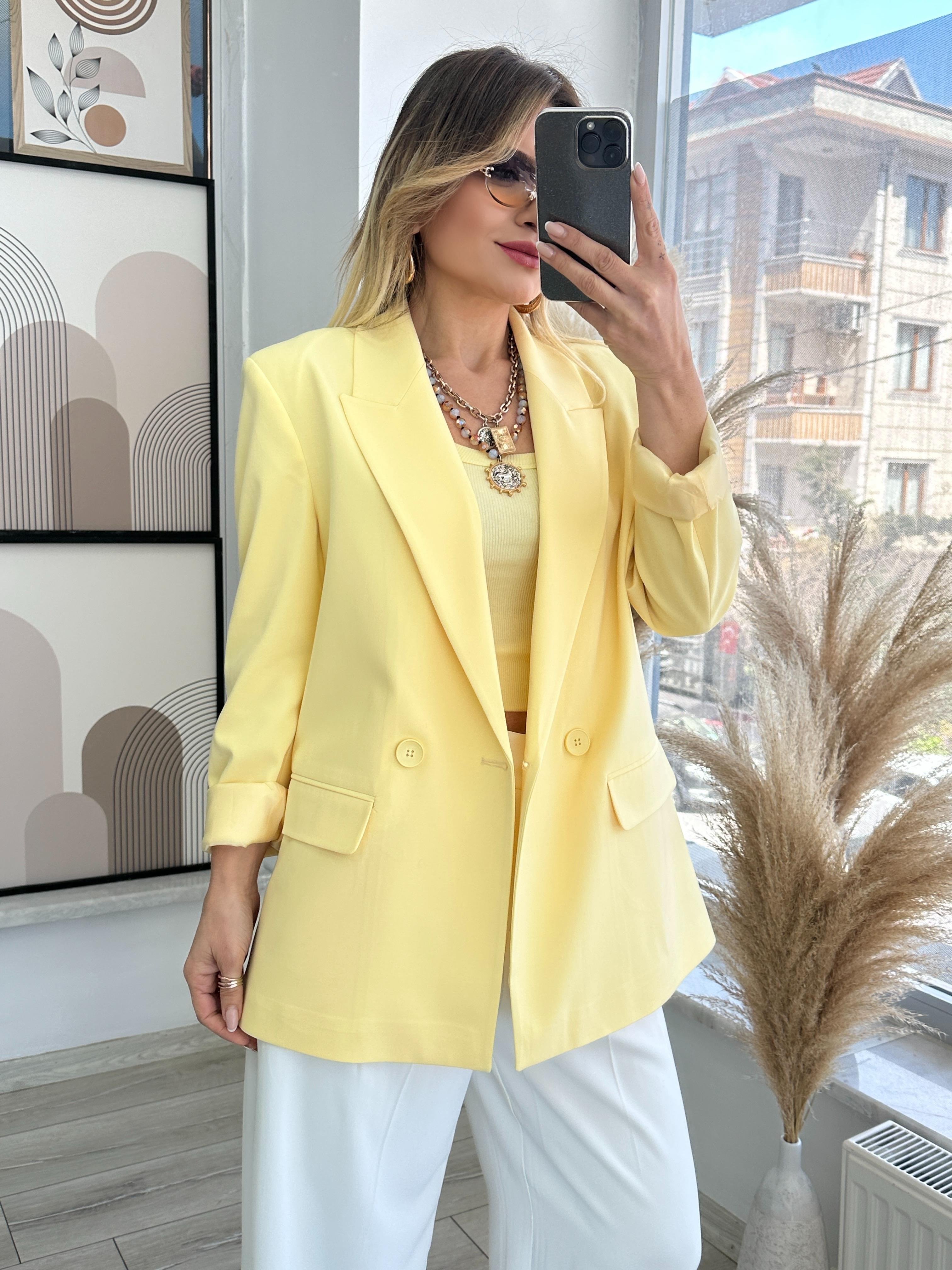 DlV Sarı Blazer