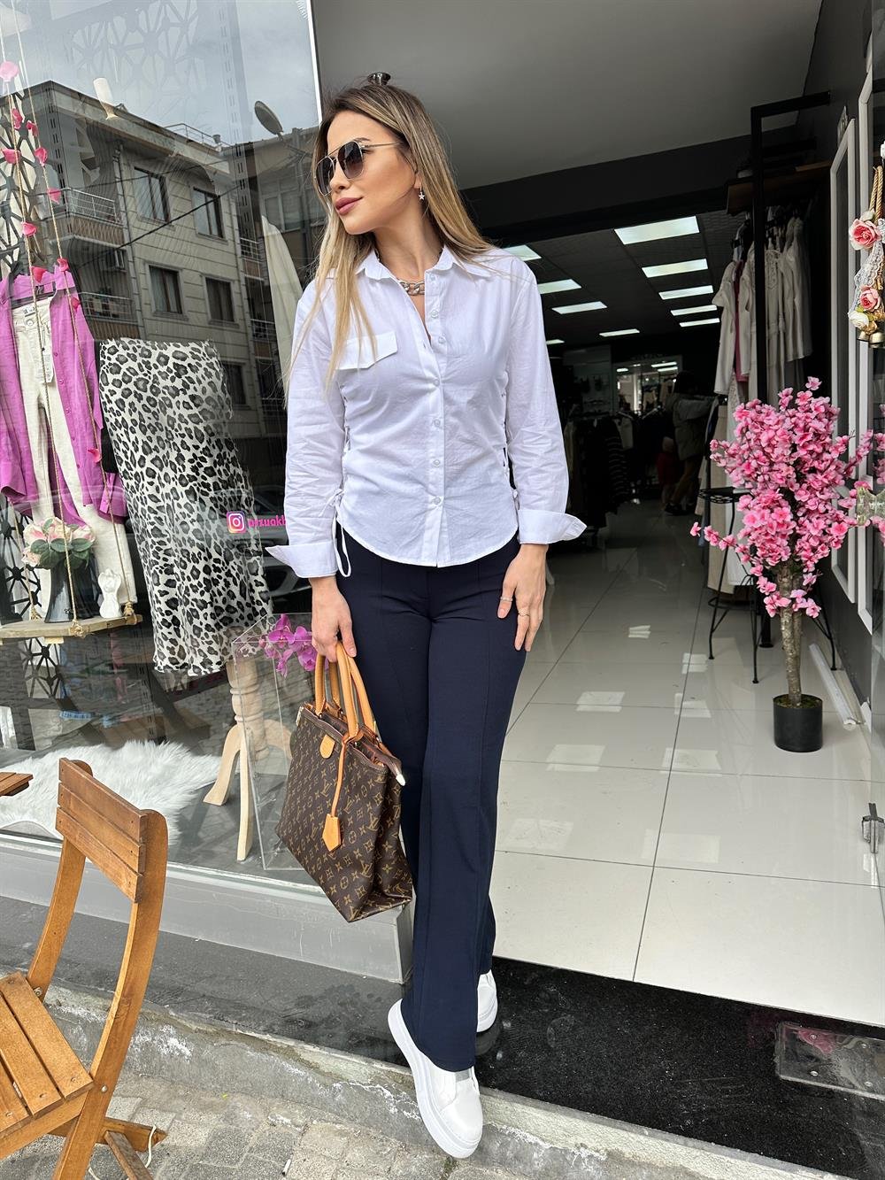 ENT Lacivert Likralı Pantolon 