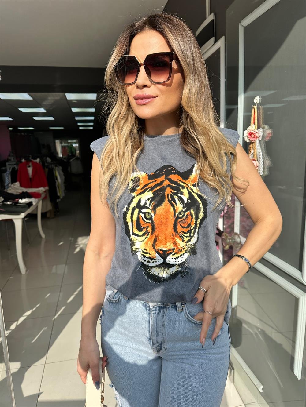 FC Antrasit Aslan Baskı Tshirt