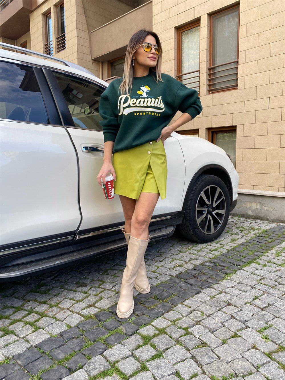 FL Yağ Yeşili Şortetek