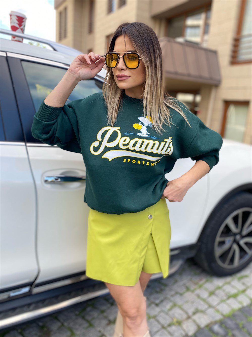 FL Yağ Yeşili Şortetek